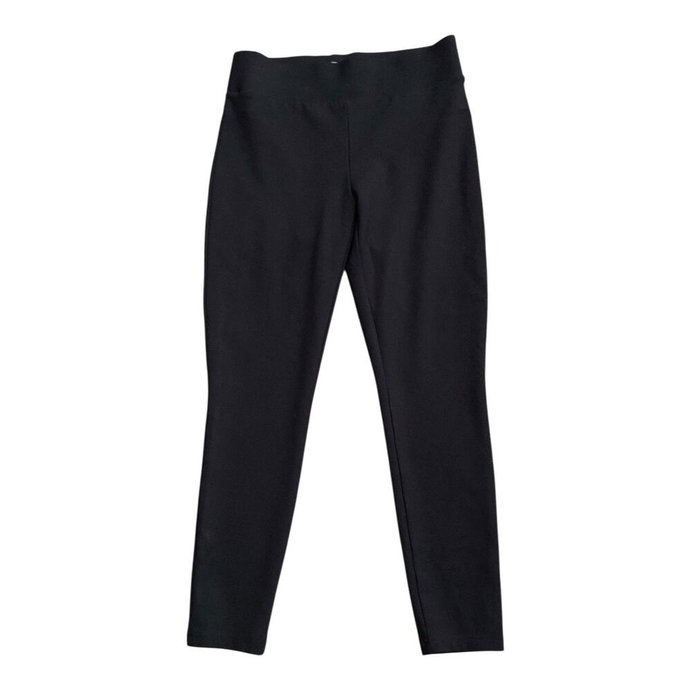 Ann Taylor Loft Outlet Ponte Pants Womens SP Black Pull On Skinny Slim Stretch